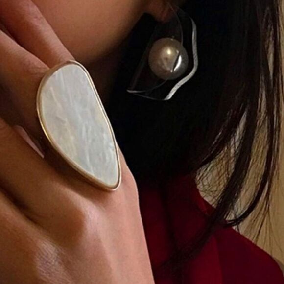 Large boho ring M487 - Picture 1 of 4